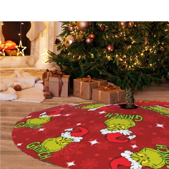 Grinch Christmas tree Skirt NWOT - Picture 3 of 5